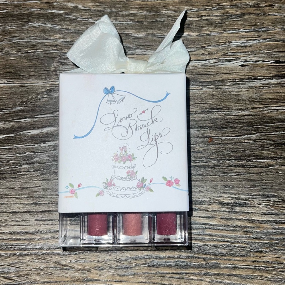 NWT Daniel Cole Collection Love Struck Lips lip gloss trio